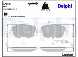 DELPHI Klocki Ham. Skoda Fabia Ii Z Czuj (lp1754)