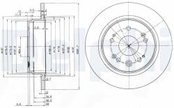 DELPHI Brzdový kotúč DELPHI BG3797 (BG3797)