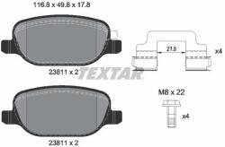 TEXTAR Sada brzdových platničiek kotúčovej brzdy TEXTAR 2381103 (2381103)