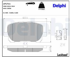 DELPHI Klocki Ham. Toyota Avensis Verso (lp1711)