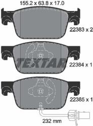 TEXTAR Sada brzdových platničiek kotúčovej brzdy TEXTAR 2238301 (2238301)