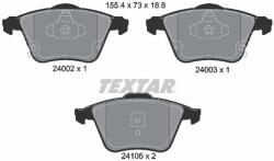 TEXTAR Sada brzdových platničiek kotúčovej brzdy TEXTAR 2400201 (2400201)