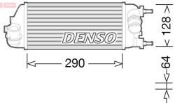 DENSO Chladič plniaceho vzduchu DENSO DIT09115 (DIT09115)