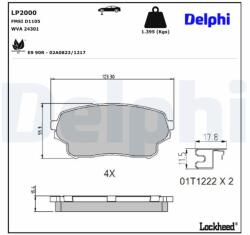 DELPHI Klocki Ham. Przod (lp2000)