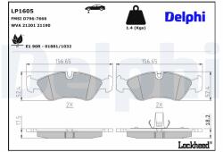 DELPHI Klocki Ham. Opel Astra/vectra (lp1605)
