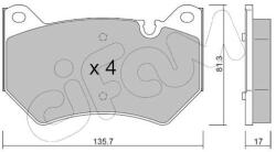 CIFAM Sada brzdových platničiek kotúčovej brzdy CIFAM 822-1170-0 (822-1170-0)
