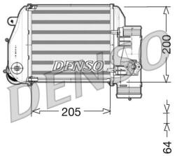 DENSO Chladič plniaceho vzduchu DENSO DIT02024 (DIT02024)