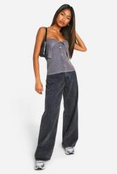 Boohoo lila felső cső B16 mfp S