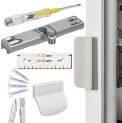 Decortrend Erkélyajtó Zárószerkezet Fogantyú Ajtókilincs Behúzó Csavarhúzó Ingyen (043335)