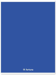 Fortuna Füzet kockás FORTUNA Monocolor A/5 32 lapos 27-32 sötétkék (01.08673) - papir-bolt