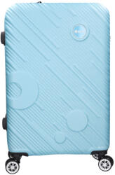 Benzi 5753 M macaron kék közepes méretű bőrönd