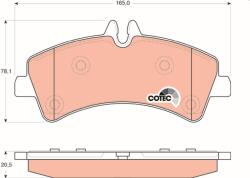 TRW Sada brzdových platničiek kotúčovej brzdy TRW GDB1699 (GDB1699)