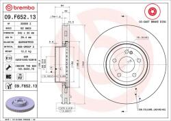 BREMBO Brzdový kotúč BREMBO 09. F652.13 (09.F652.13)