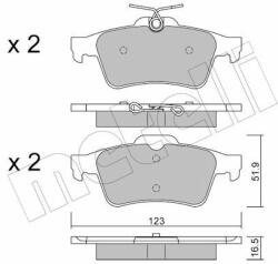 METELLI Sada brzdových platničiek kotúčovej brzdy METELLI 22-0337-1 (22-0337-1)
