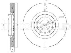 METELLI Brzdový kotúč METELLI 23-0860C (23-0860C)