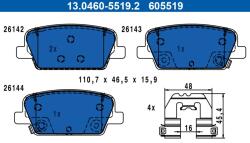 ATE Sada brzdových platničiek kotúčovej brzdy ATE 13.0460-5519.2 (13.0460-5519.2)