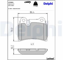 DELPHI Klocki Ham. Tyl (lp2061)
