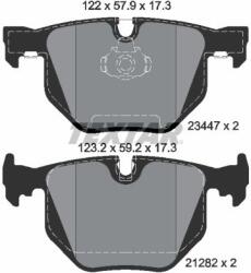 TEXTAR Sada brzdových platničiek kotúčovej brzdy TEXTAR 2344702 (2344702)