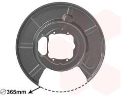 VAN WEZEL Ochranný plech proti rozstreku, Brzdový kotúč VAN WEZEL 0655374 (0655374)
