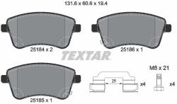 TEXTAR Sada brzdových platničiek kotúčovej brzdy TEXTAR 2518401 (2518401)