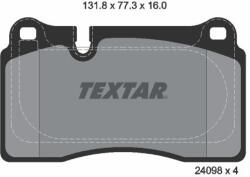 TEXTAR Sada brzdových platničiek kotúčovej brzdy TEXTAR 2409803 (2409803)