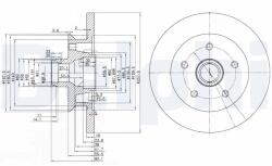 DELPHI Tarcza Ham. Vw T3 (bg2468)