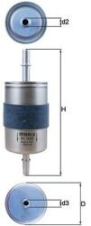 MAHLE Filtr Paliwa Volvo (kl 1055)