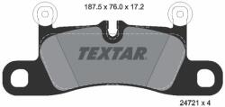 TEXTAR Sada brzdových platničiek kotúčovej brzdy TEXTAR 2472101 (2472101)