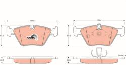 TRW Sada brzdových platničiek kotúčovej brzdy TRW GDB1404 (GDB1404)