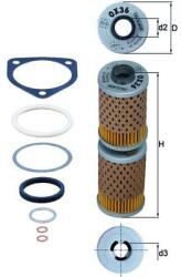 MAHLE Olejový filter MAHLE OX 36D (OX 36D)