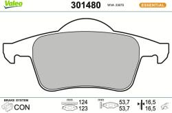 VALEO Sada brzdových platničiek kotúčovej brzdy VALEO 301480 (301480)