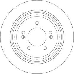 TRW Brzdový kotúč TRW DF6573 (DF6573)