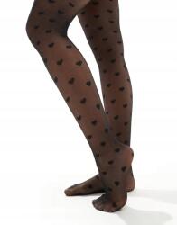 New Look Fekete Harisnyanadrág Szív Mintás NJ5 3/4-es