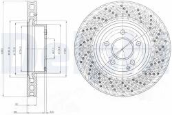 DELPHI Brzdový kotúč DELPHI BG9076C (BG9076C)