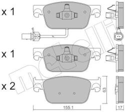 METELLI Sada brzdových platničiek kotúčovej brzdy METELLI 22-1125-0 (22-1125-0)