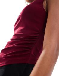 Asos Design Bordó Ujjatlan Felső NJ5 mht Xxs/xs