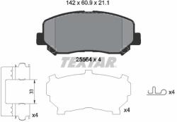 TEXTAR Sada brzdových platničiek kotúčovej brzdy TEXTAR 2556403 (2556403)