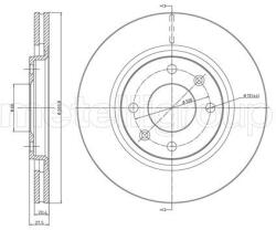 METELLI Brzdový kotúč METELLI 23-0191 (23-0191)