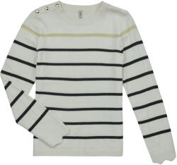 ONLY Pulovere Fete KOGELISA LS BUTTON O-NECK CS KNT Only Alb 122 / 128 cm