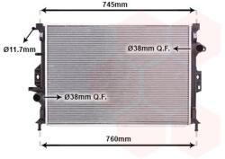 VAN WEZEL Chladič motora VAN WEZEL 18002424 (18002424)