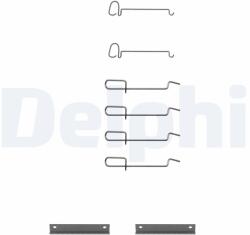 DELPHI Súprava príslušenstva, obloženie kotúčovej brzdy DELPHI LX0080 (LX0080)