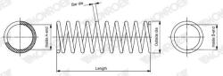 MONROE Pružina podvozku MONROE SP4972 (SP4972)