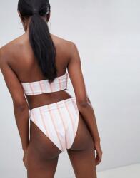 Missguided Bikini Alsó Csíkos Xxh aui Xs