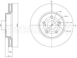 METELLI Brzdový kotúč METELLI 23-1840C (23-1840C)