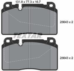 TEXTAR Sada brzdových platničiek kotúčovej brzdy TEXTAR 2564301 (2564301)