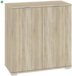 INTERMEBLE 2 Ajtós Komód Tölgy Színben EASY 71, 5 cm