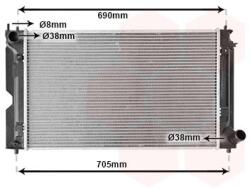 VAN WEZEL Chladič motora VAN WEZEL 53002386 (53002386)