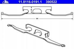 ATE Féknyereg Rugó Mercedes Sprinter 95-06