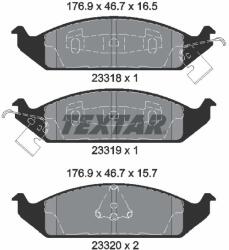 TEXTAR Sada brzdových platničiek kotúčovej brzdy TEXTAR 2331801 (2331801)