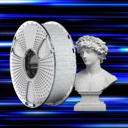 Sunlu - PLA-HS (High Speed) Marble - (Oreo) Szürke - 1, 75 mm - 1 kg